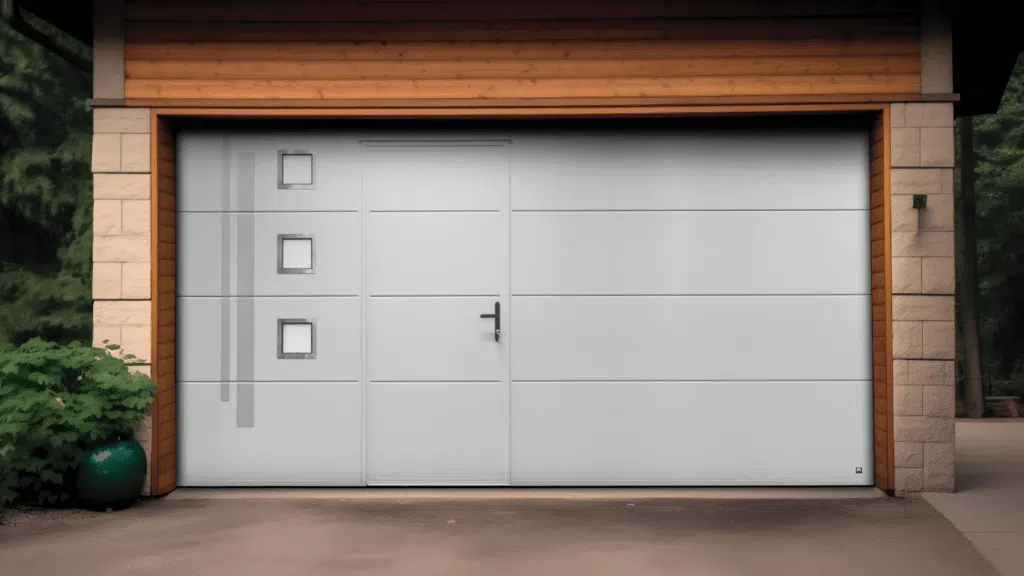 Walk-through wicket garage door Edmonton