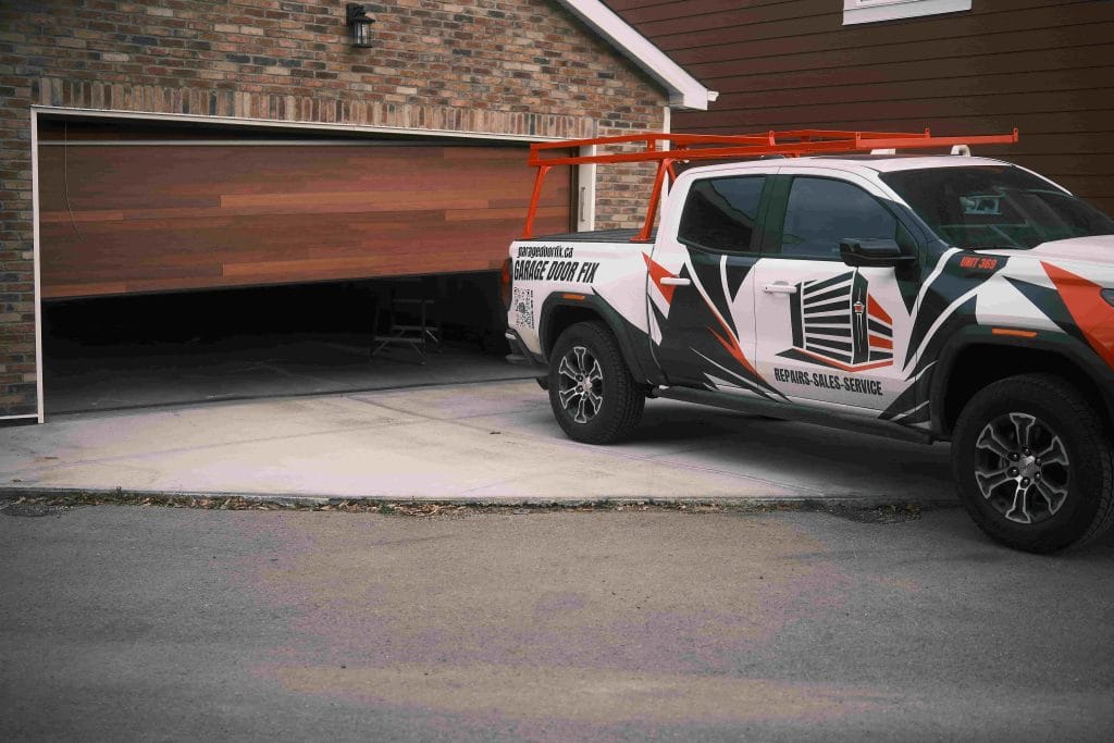 Garage door cable repair service in Edmonton